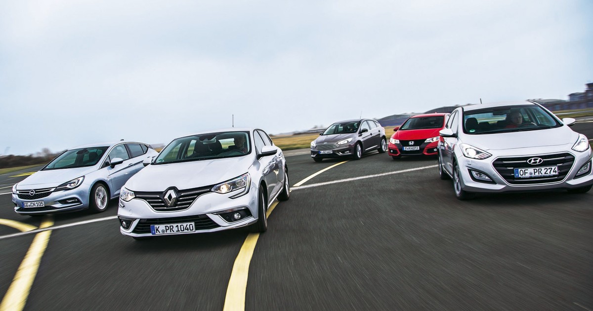 Nowe Renault Megane kontra Ford Focus, Honda Civic, Hyundai i30 i nowy Opel Astra