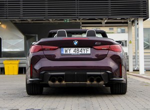 BMW M4 Competition M xDrive Cabrio dostarcza emocji bez filtra. To nie jest bulwarowy kabriolet