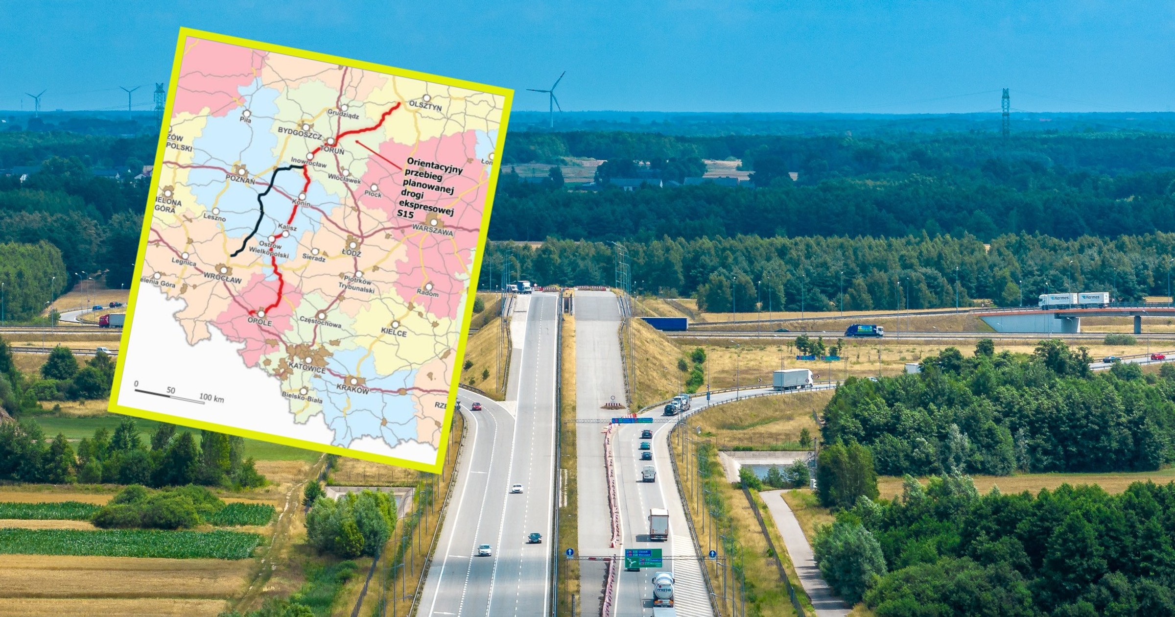 Nowa droga ekspresowa S15 ma połączyć północ z południem