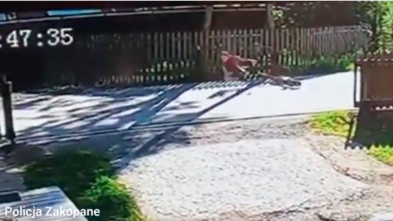 Policja udostępniła nagranie z wypadku 11-latka na elektrycznej hulajnodze