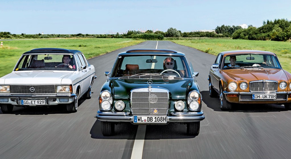 Klasyki dla wymagających - Opel Admiral kontra Mercedes 280S i Jaguar XJ6