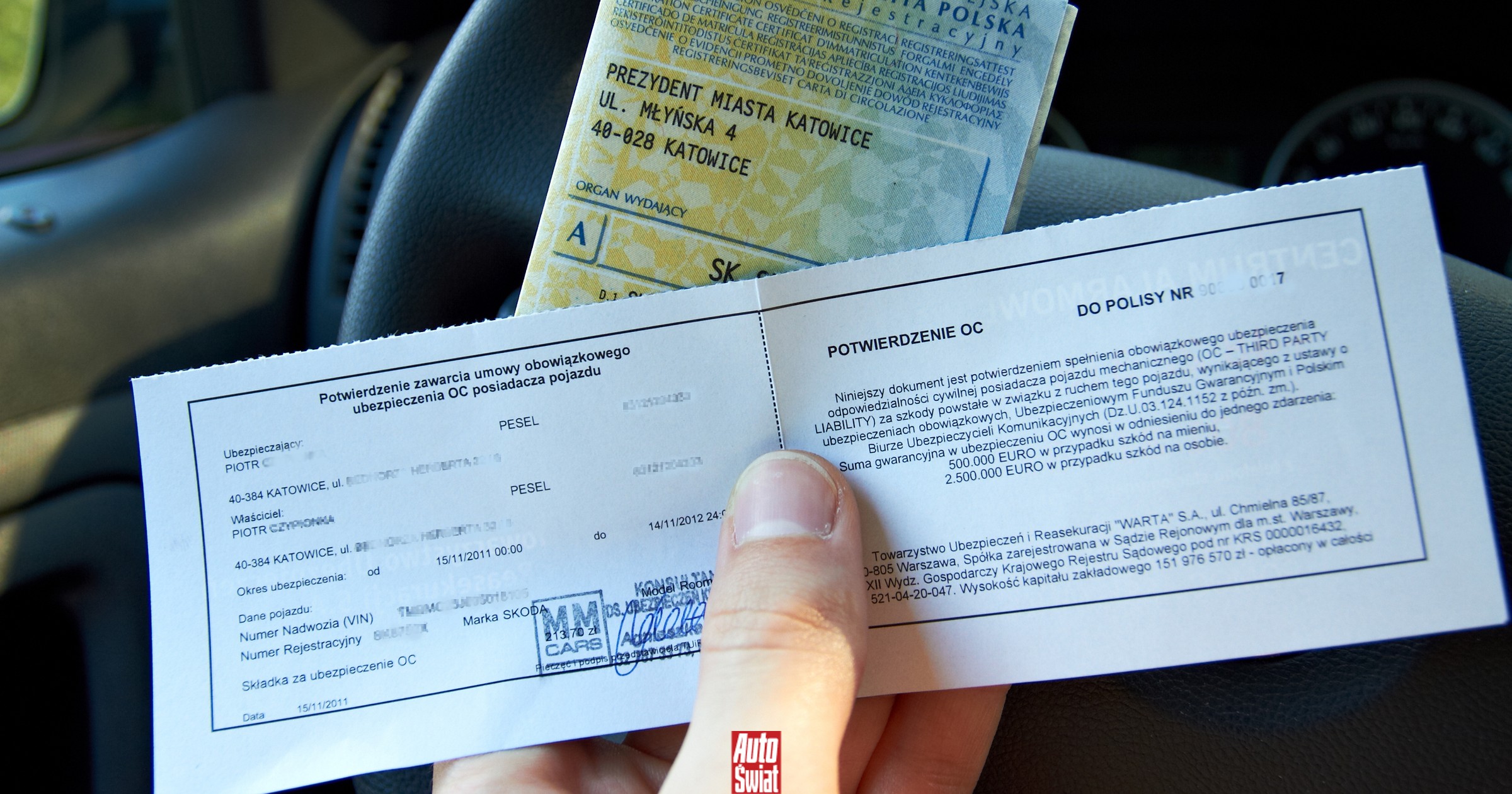 Wyższa płaca minimalna to wyższe kary dla kierowców za brak OC. Takie będą nowe stawki