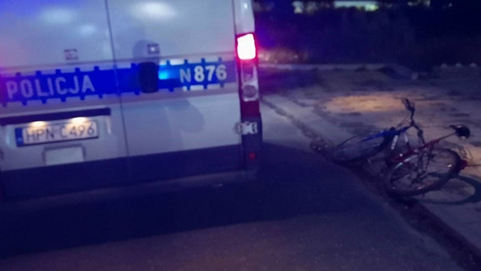 36-latek nietrzeźwy na rowerze stwarzał zagrożenie na drodze