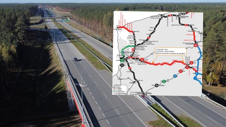 Drogowcy złożyli wnioski o wydanie decyzji ZRID dla dwóch odcinków drogi S10