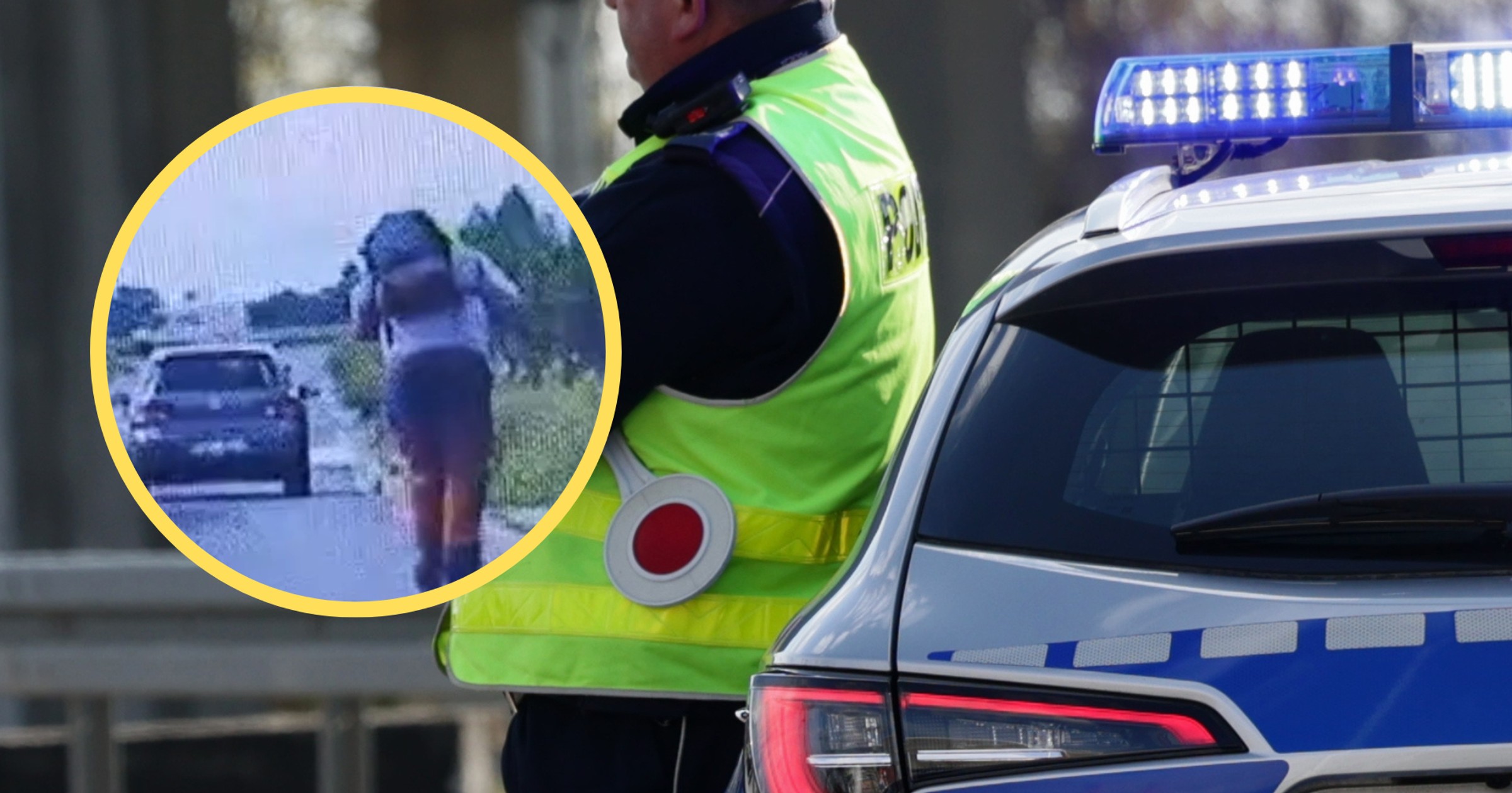 Przekroczył prędkość na hulajnodze elektrycznej (fot. screen: wroclaw.policja.gov.pl)