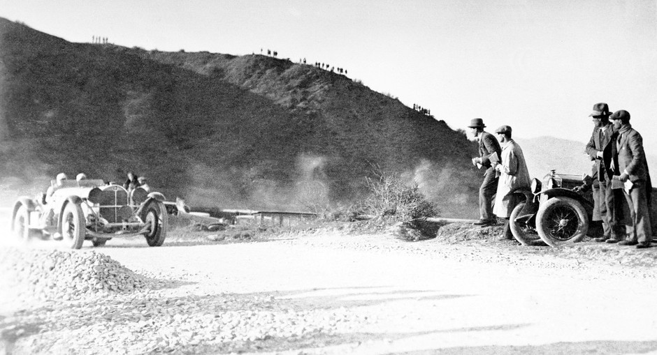 Caracciola i Mille Miglia 1931