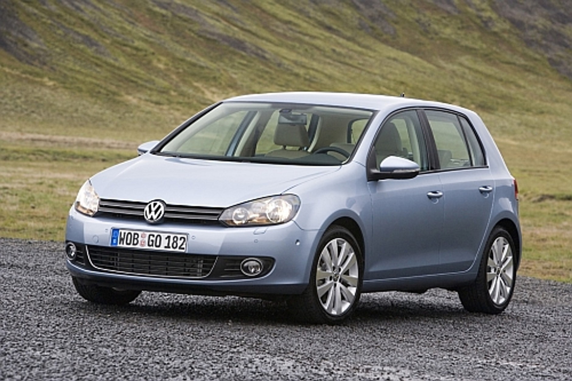 Golf VI - auto ze złotą kierownicą