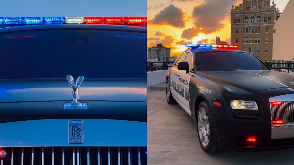 Rolls-Royce Ghost w policji Miami