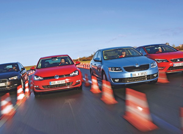 Audi A3 kontra Volkswagen Golf, Skoda Octavia i Seat Leon: rodzinny pojedynek