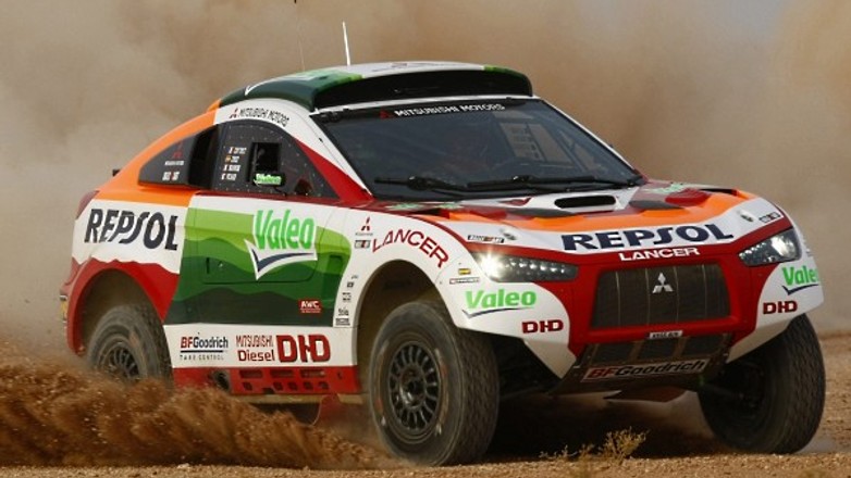 Piaskołaz Mitsubishi już na trasie