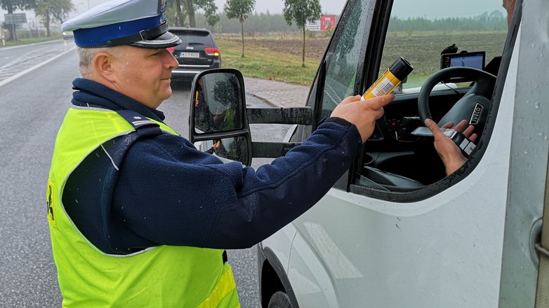 Policyjna kontrola w ramach akcji EDWARD