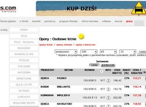 Opony nie muszą być drogie