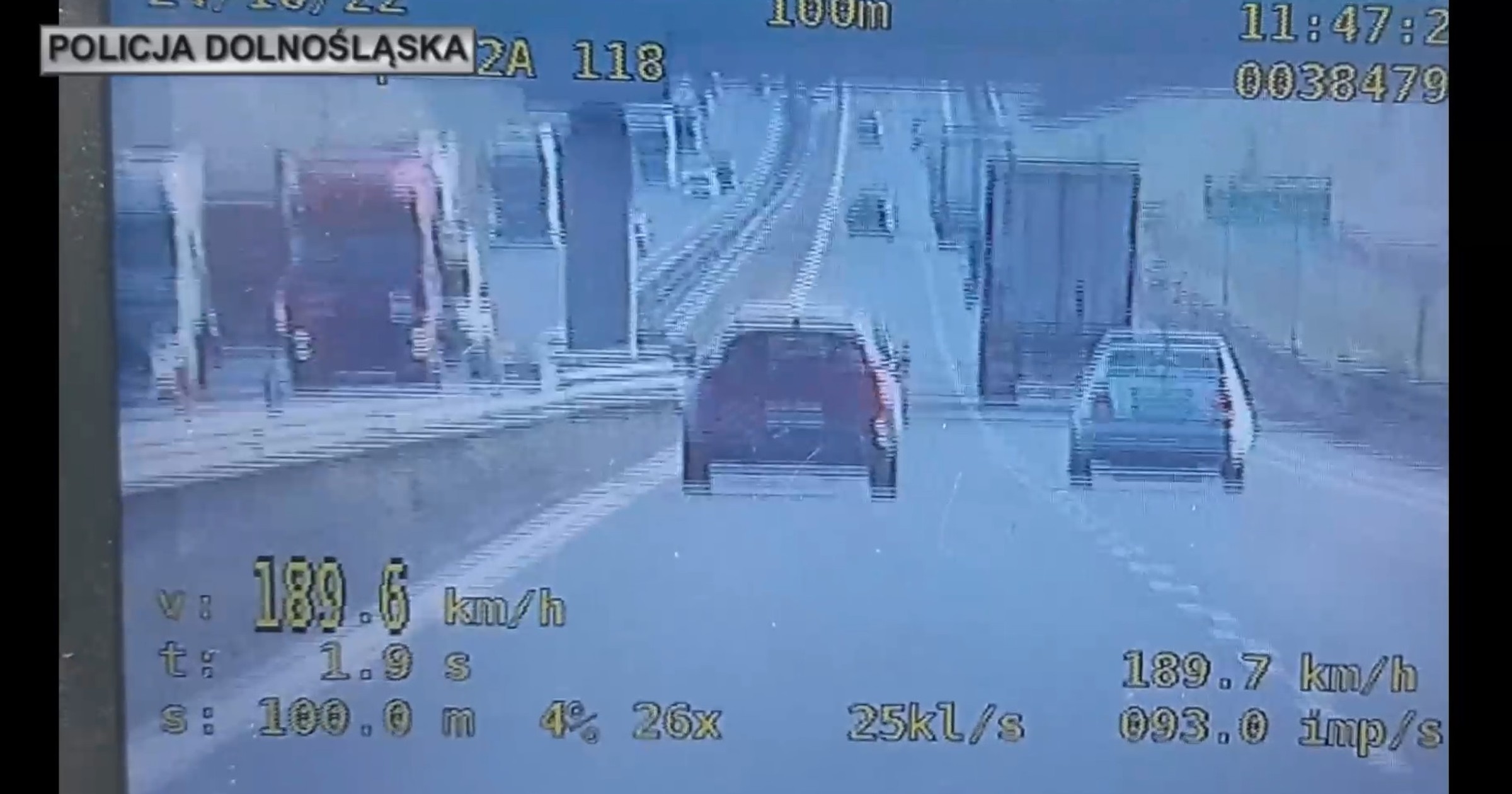 O 69 km/h za szybko na S8