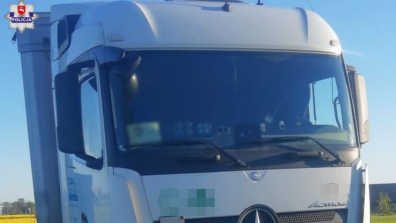 Pijany Rosjanin jechał TIR-em. Miał 3 promile alkoholu