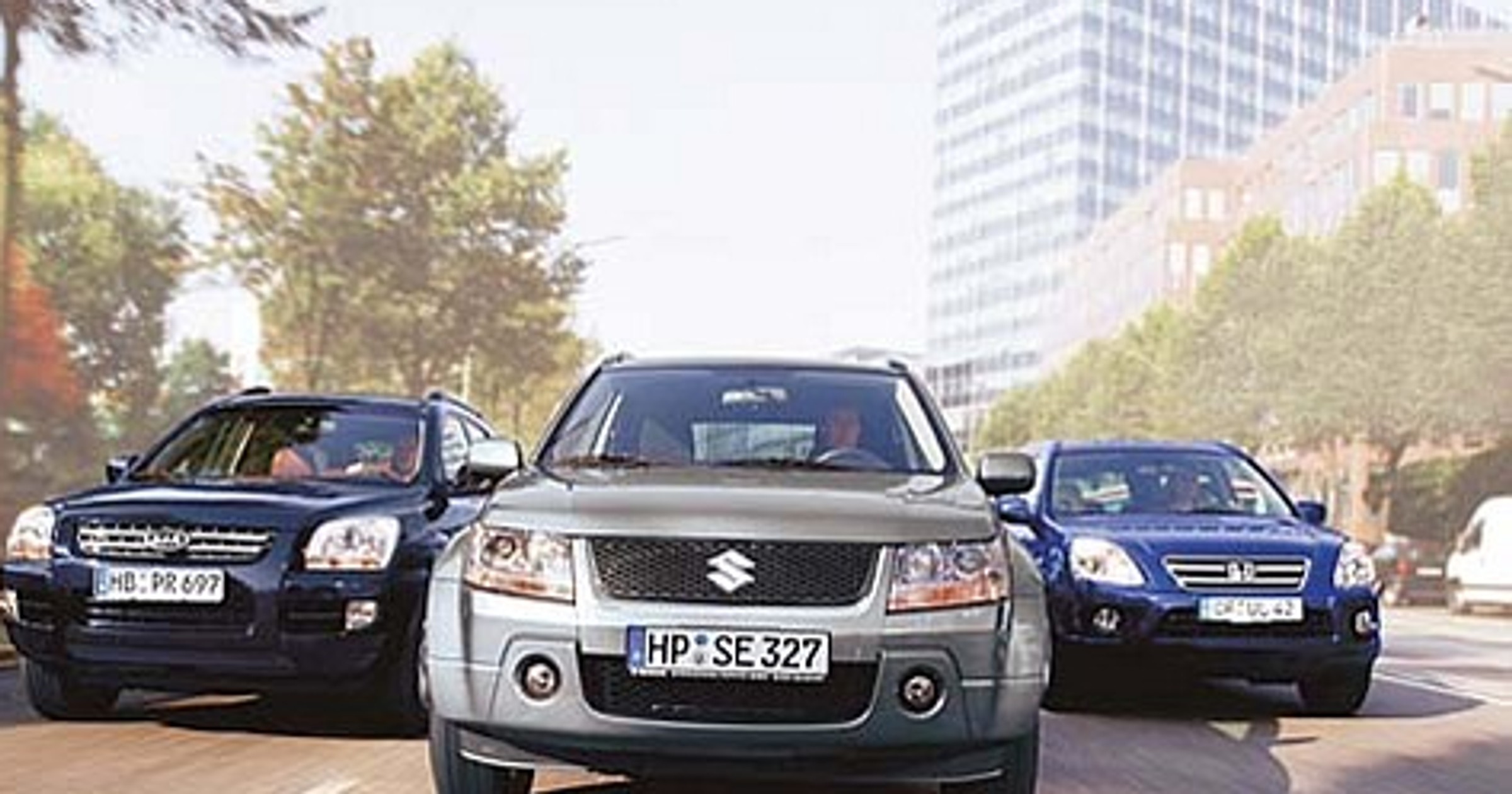Honda CR-V, Kia Sportage, Suzuki Grand Vitara - Na każdą okazję
