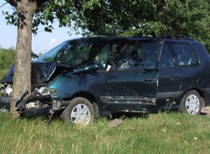 W drzewo czy w auto?