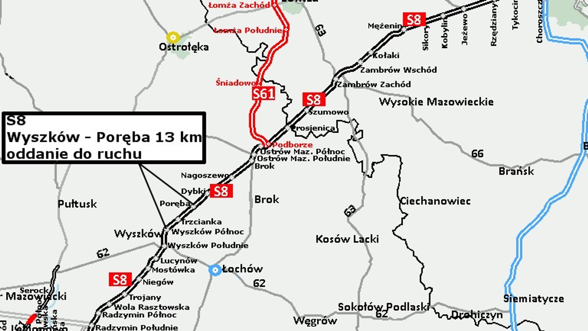 S8 Wyszkow-Poręba