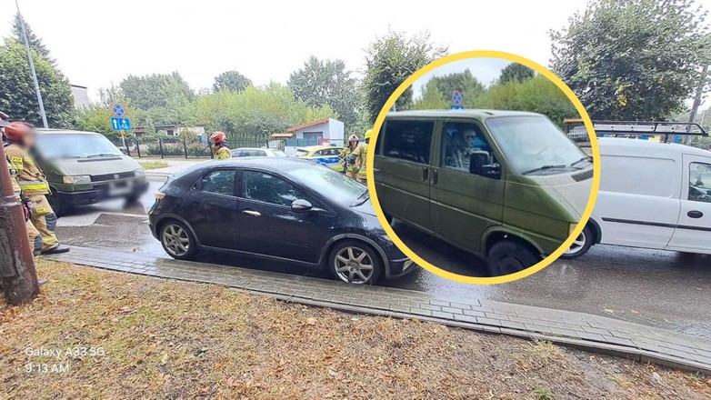 Pijana kobieta wiozła szkielet. Spowodowała wypadek (fot. krasnik.policja.gov.pl)