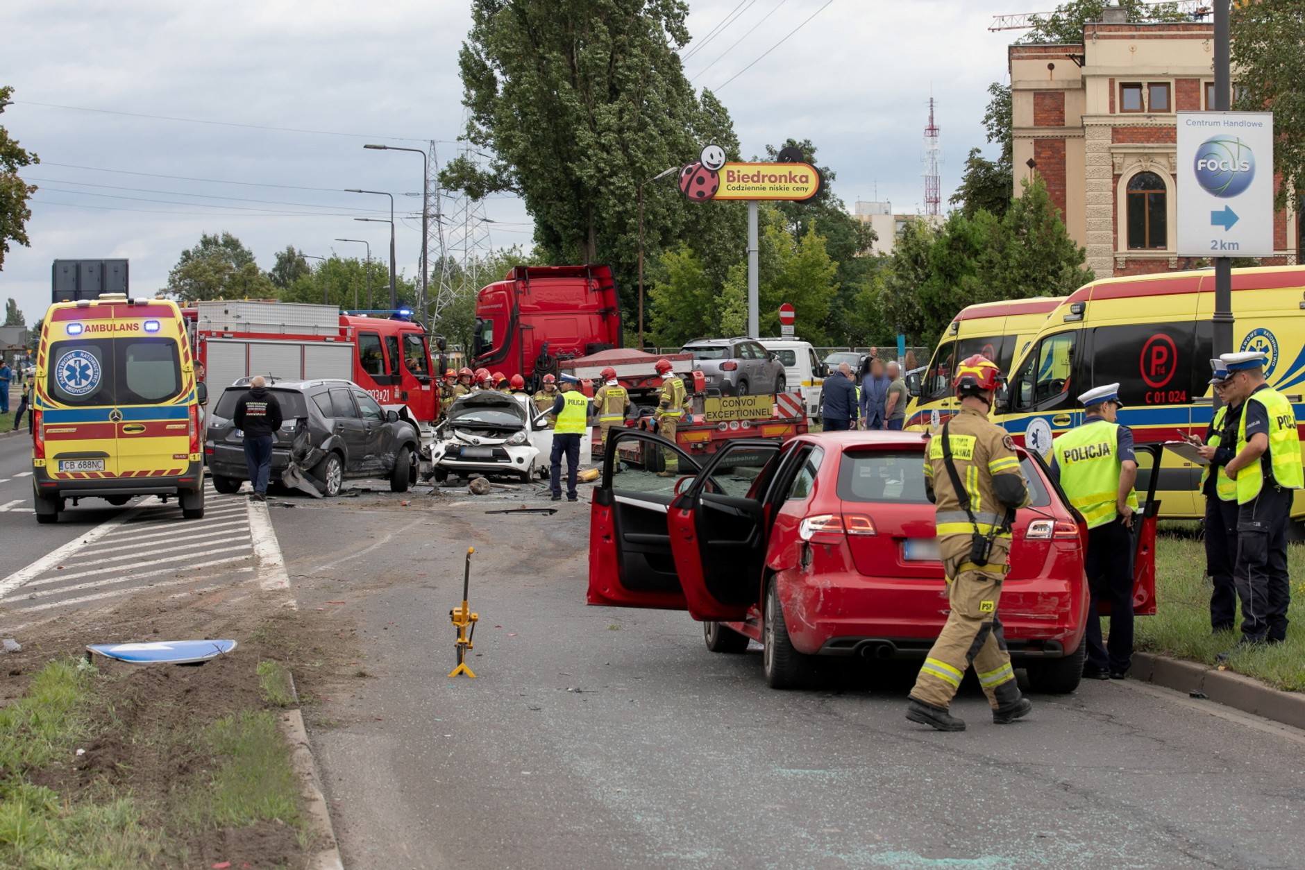 Karambol w Bydgoszczy