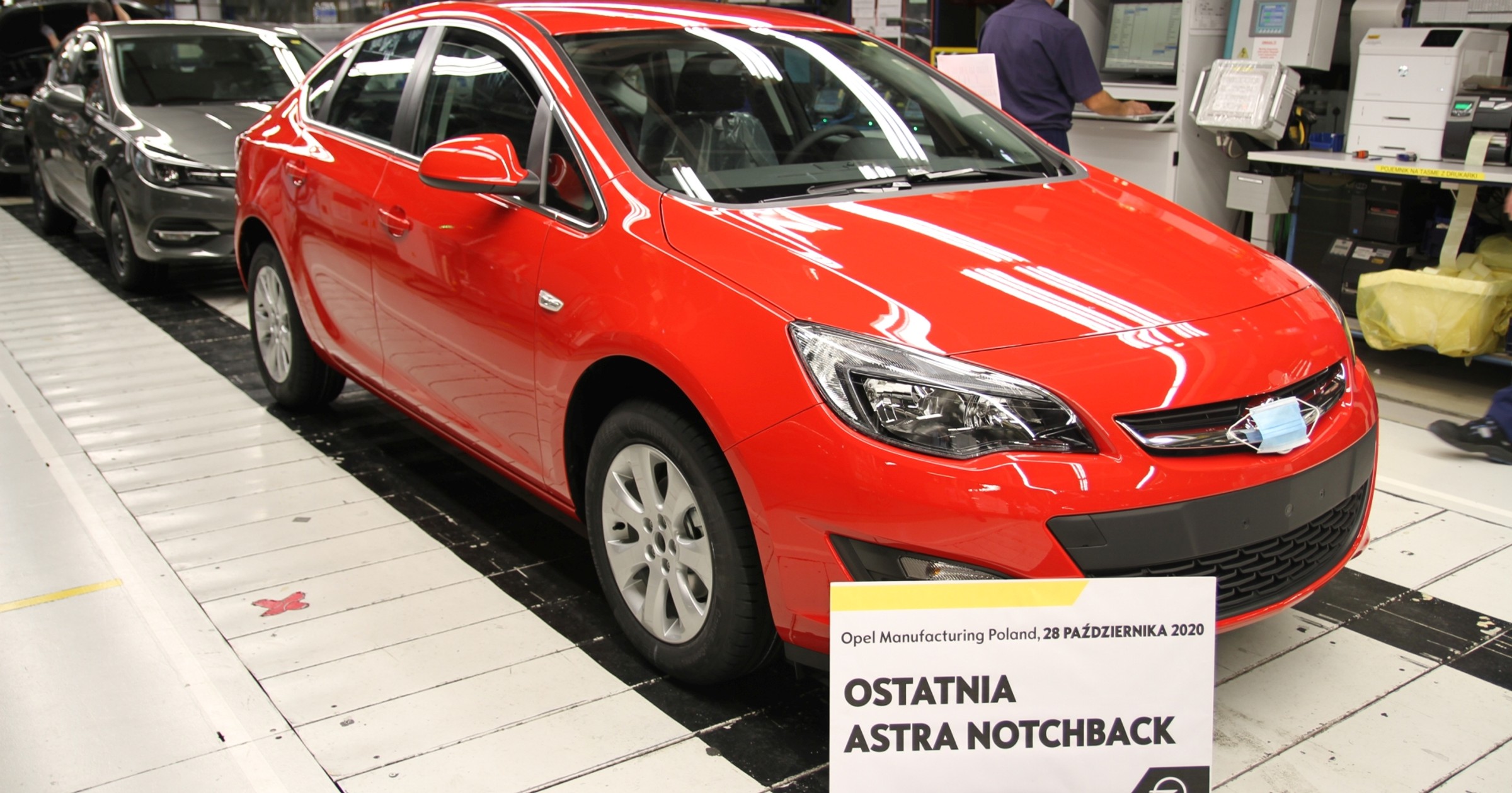 Opel Astra - ostatni egzemplarz z Gliwic