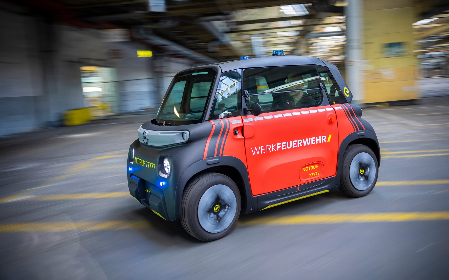 Opel Rocks-e dla zakładowej straży pożarnej Opla