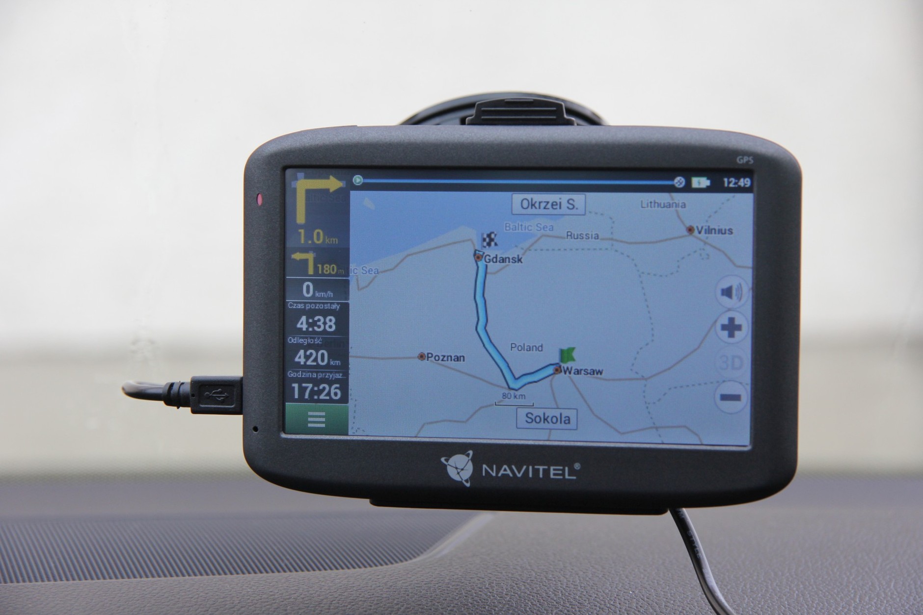 Navitel_E500_podgląd_trasy