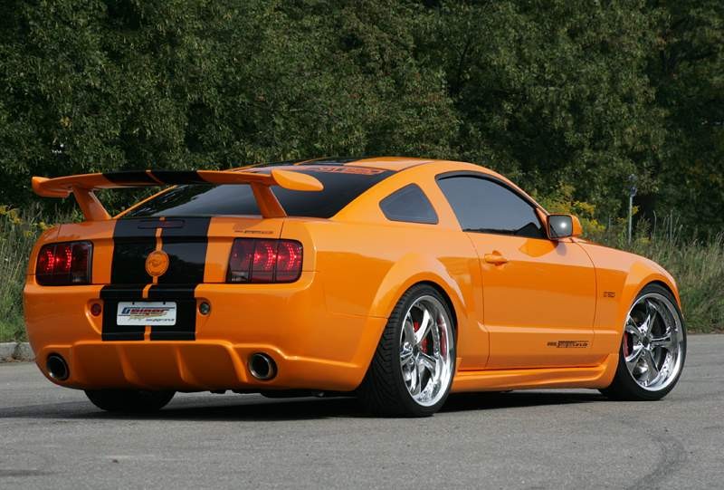Ford Mustang GT520 GeigerCars – pomarańczowy odrzutowiec