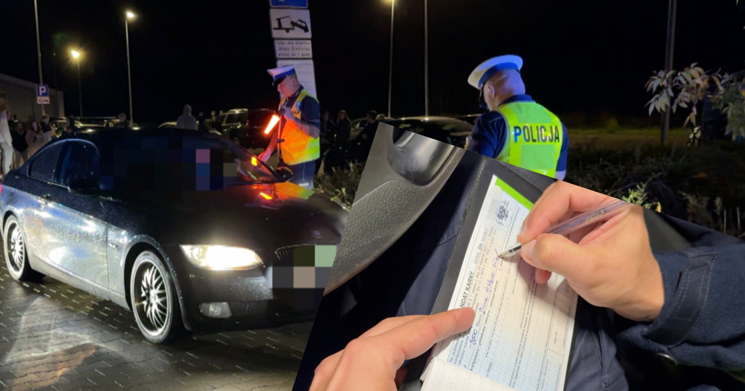 Nocna akcja policji – posypały się mandaty
