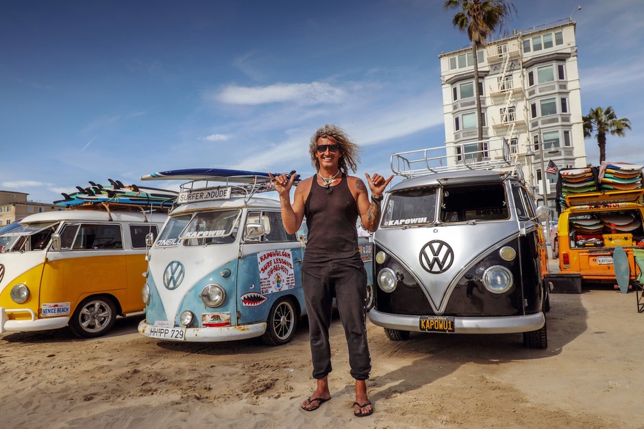 Volkswagenem California po Kalifornii