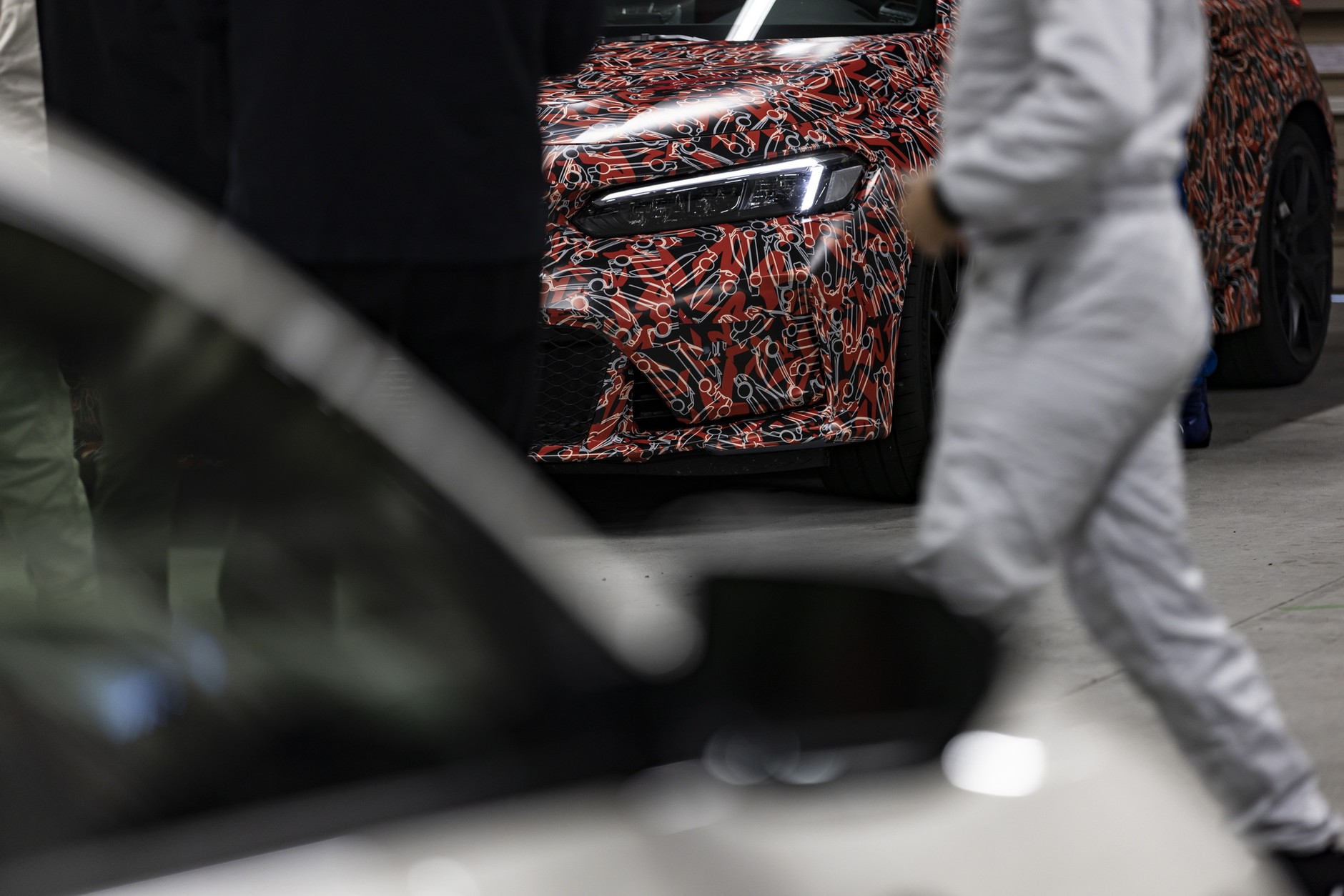 Zakamuflowana prototypowa Honda Civic Type R