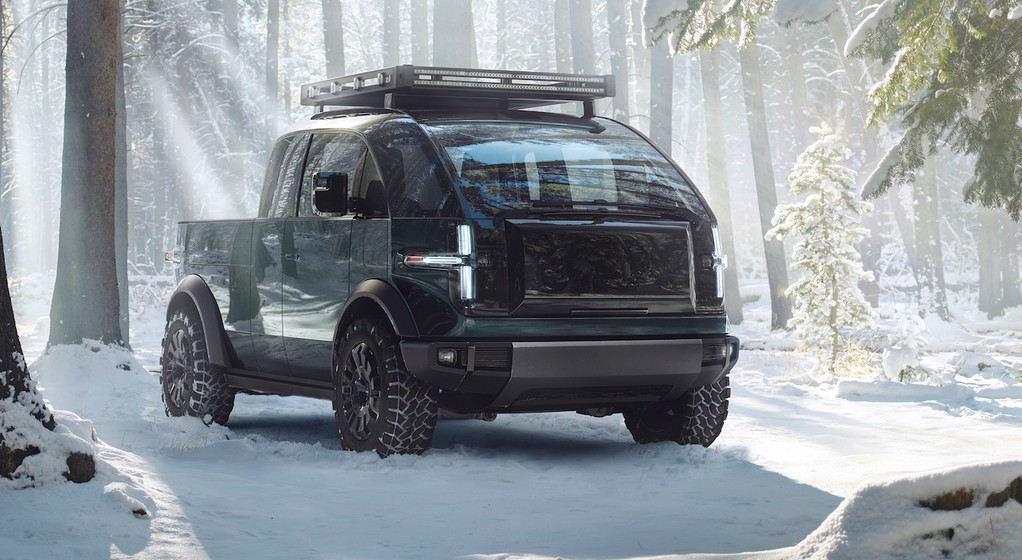 Canoo PickupTruck ExteriorSnow 6