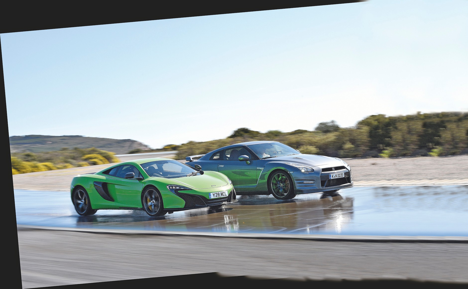 McLaren 650S i Nissan GT-R