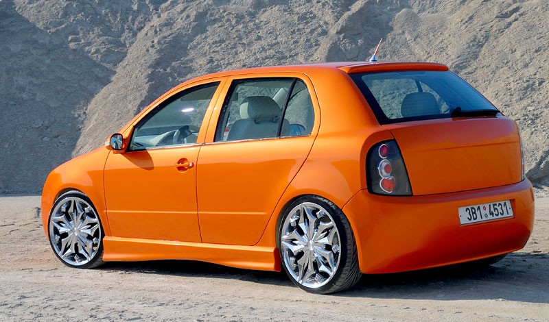 Garaż tunera: Škoda Fabia 1.4 16V – lisek pustynny