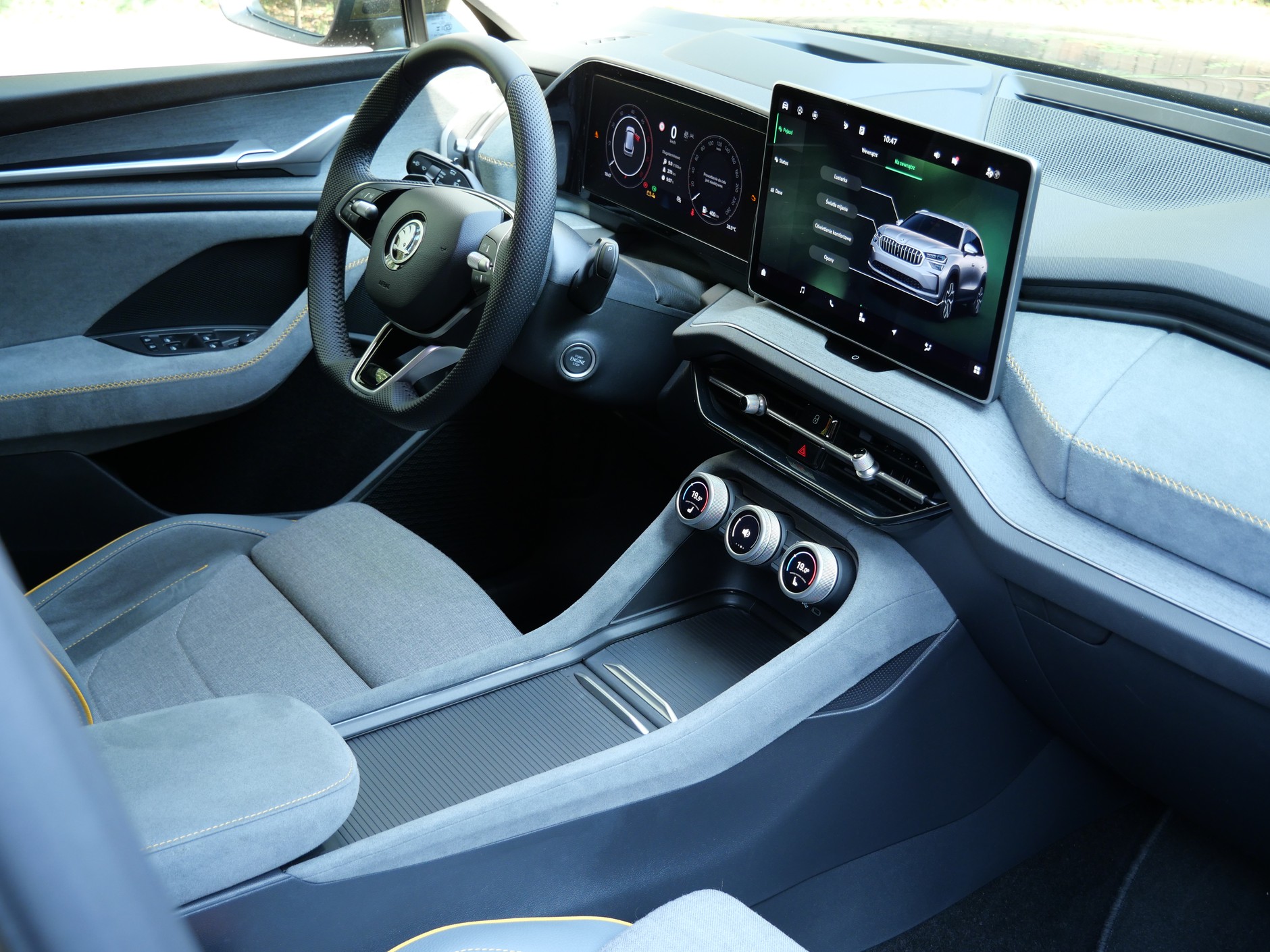 Wnętrze nowej Skody Kodiaq