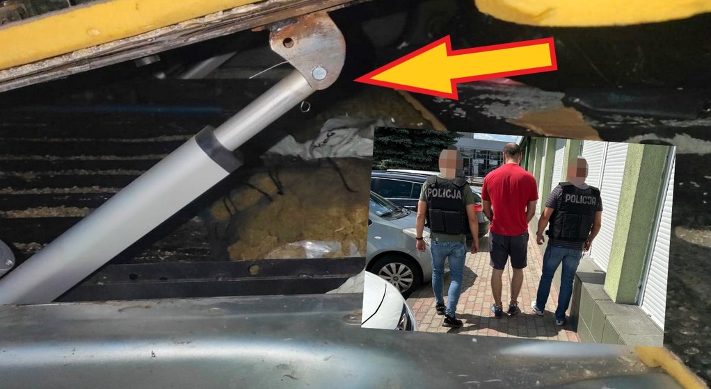 Podłoga w busie na pilota, a pod nią... Policja nie dowierzała