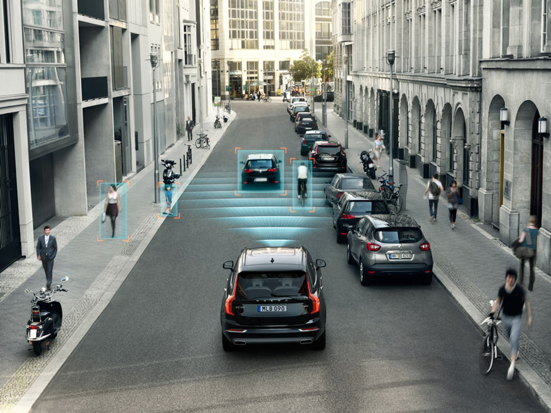 Nowe Volvo XC90 City Safety