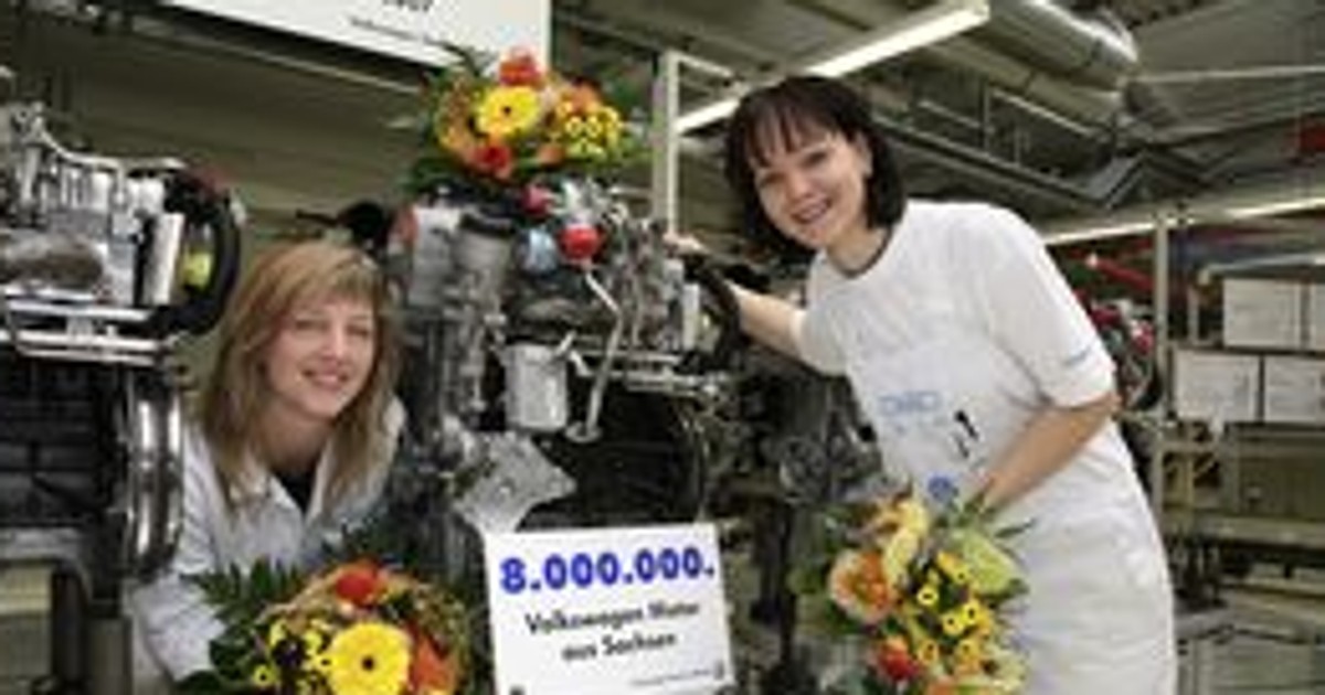 VW: 8 mln silników z Chemnitz