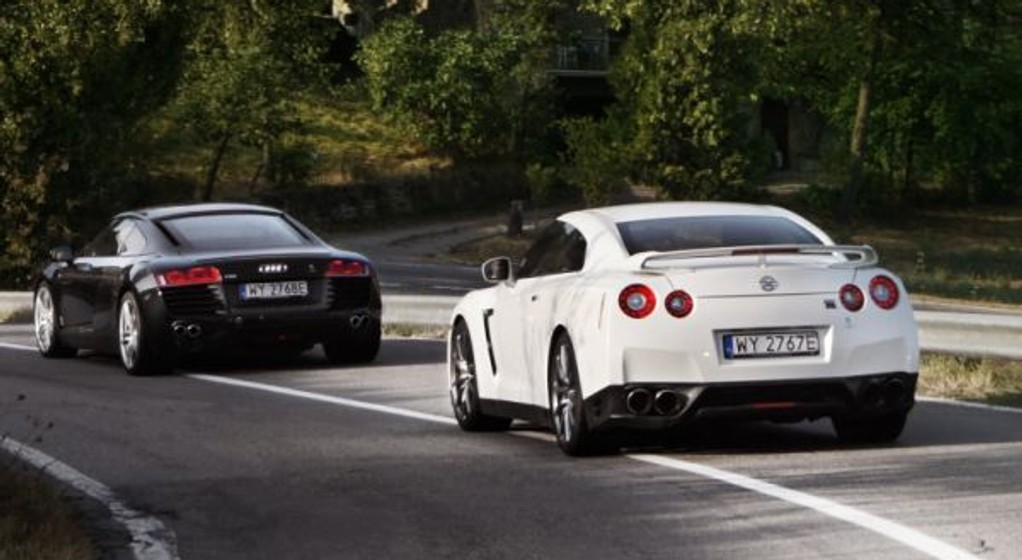 Nissan GT-R i Audi TT