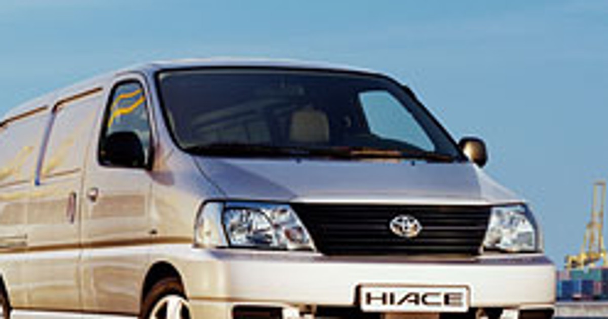 Toyota Hiace po face liftingu