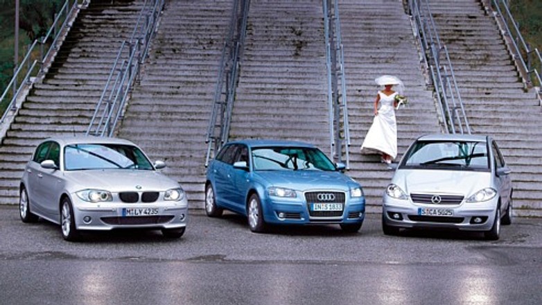 Audi A3 2.0 TDI, BMW 120d, Mercedes A 200 CDI - Trzech ognistych amantów