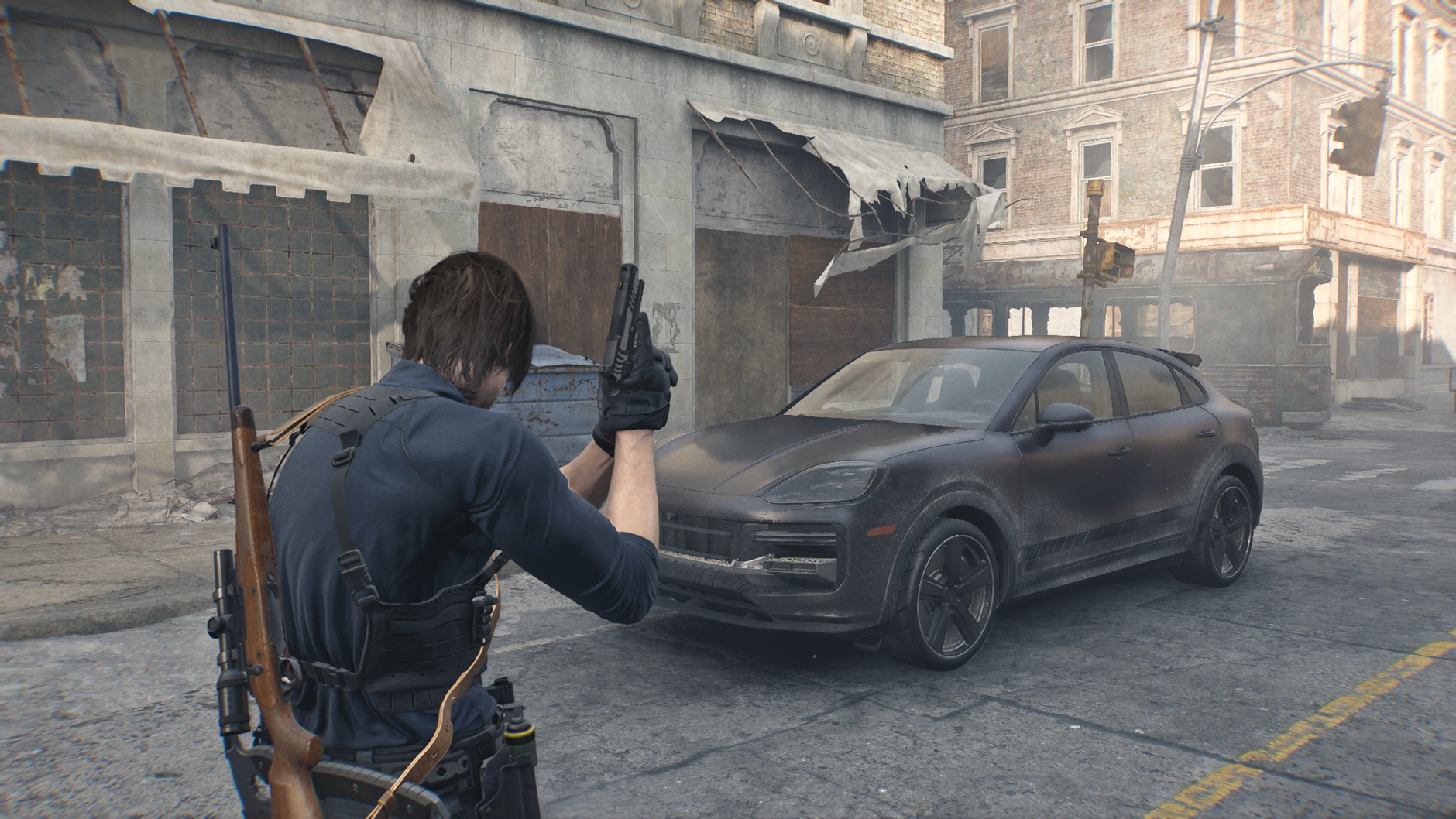 Porsche Cayenne Turbo GT w grze Resident Evil Requiem