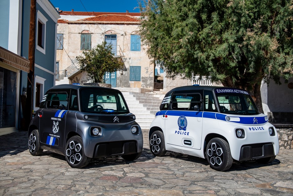 Elektryczne Citroeny dla policji i straży przybrzeżnej w Grecji