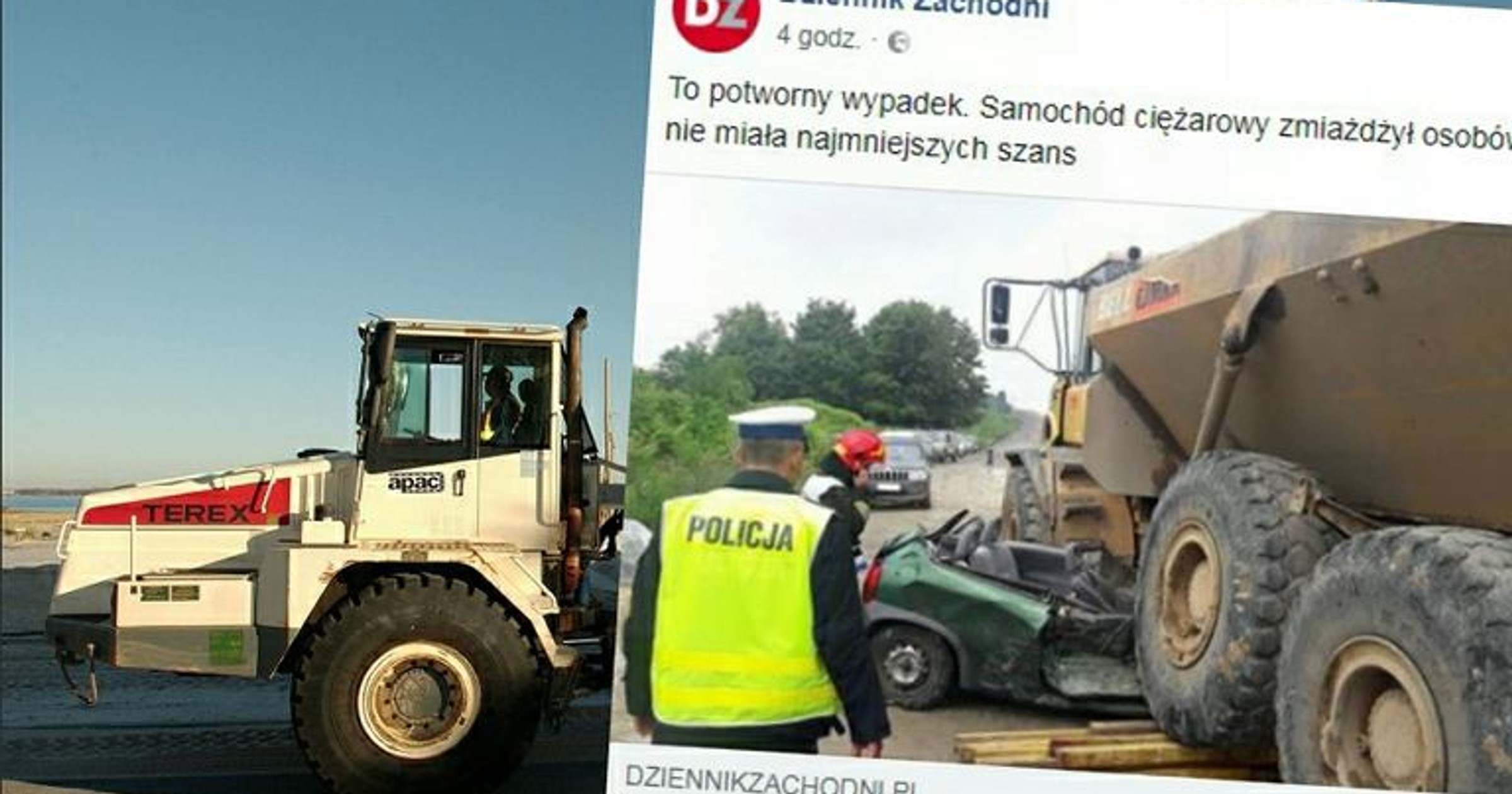 Wypadek na budowie obwodnicy Częstochowy