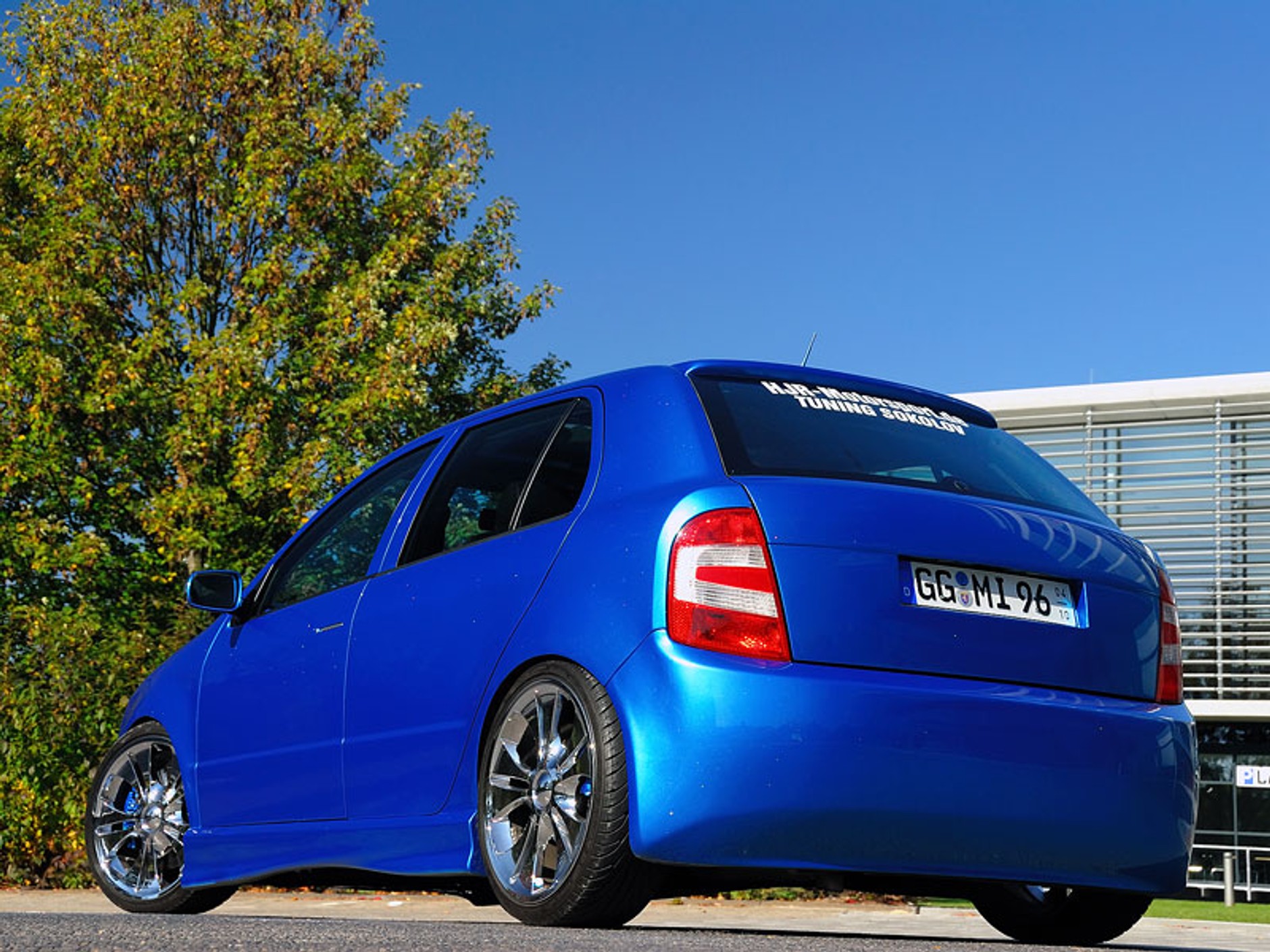 Garaż tunera: Škoda Fabia 1,8 Turbo – smerfny hatchback