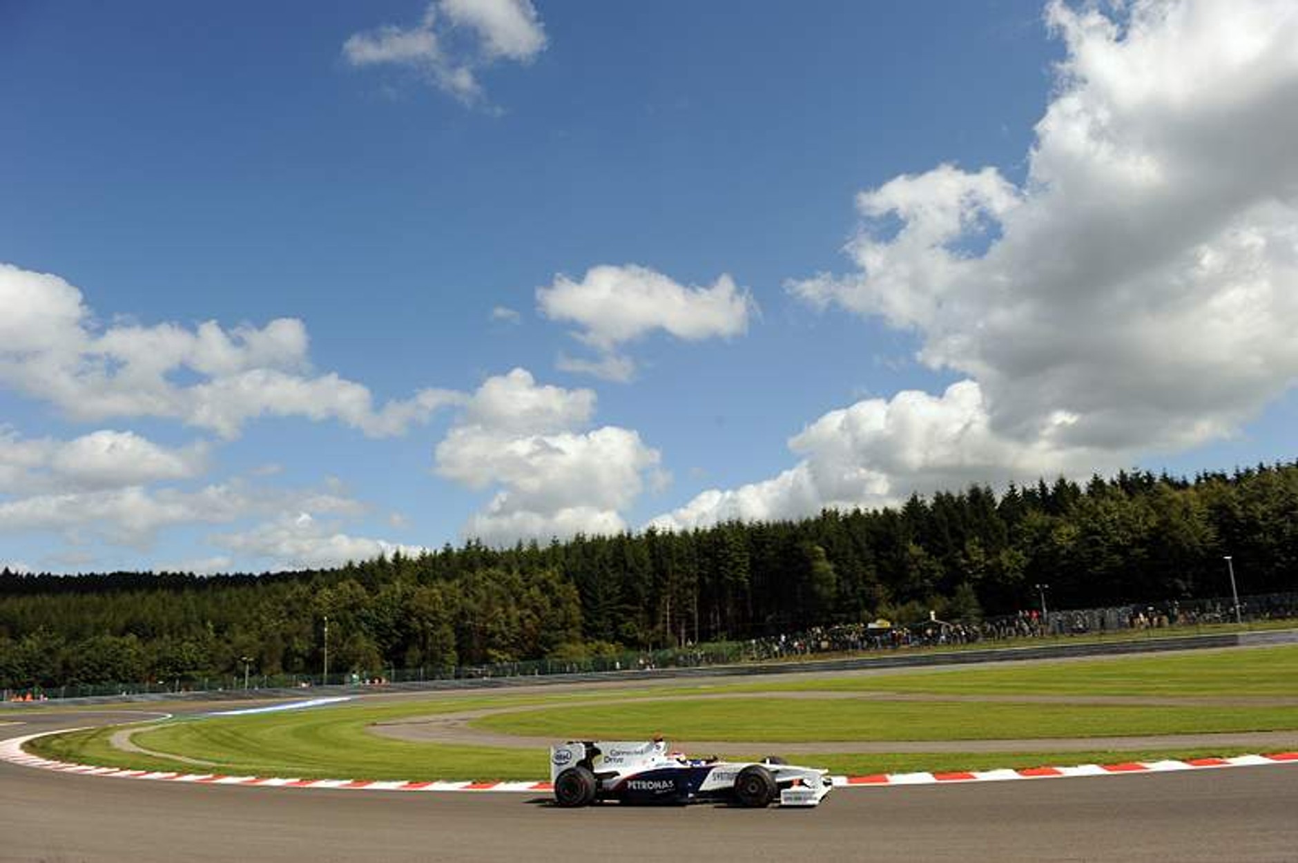 Grand Prix Belgii 2009: dwie gwiazdy wyścigu - Raikkonen i Fisichella (fotogaleria)