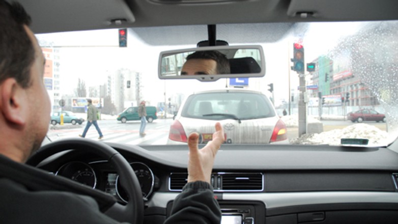 Nauka jazdy - Czyli Uwaga! L-ka na drodze