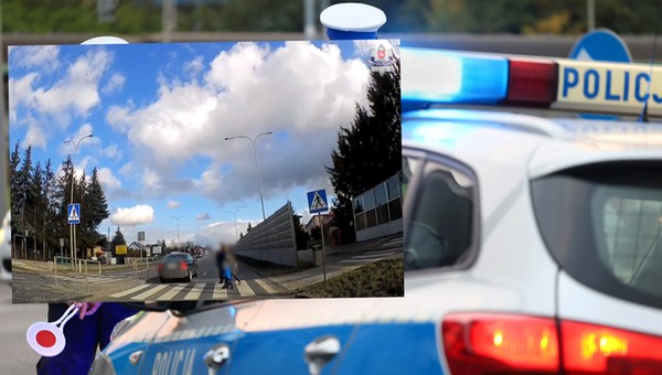 Centymetry od tragedii na przejściu dla pieszych. Kierowca wpadł przez nagranie