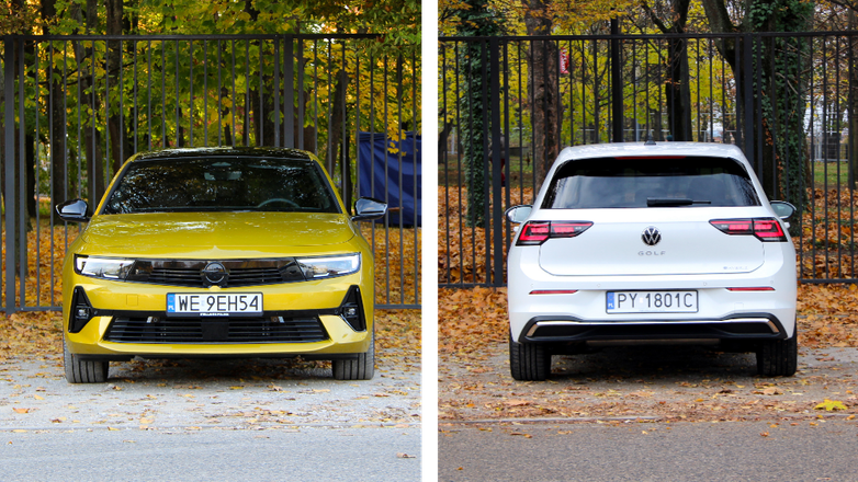 Opel Astra kontra Volkswagen Golf