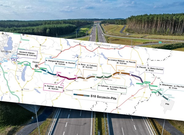 Drogowcy chcą wybudować na raz aż 113 km drogi S10. Będzie lepszy dojazd do Szczecina