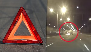 Mercedes wbił się w cysternę. Dramatyczny wypadek w Warszawie [Wideo]
